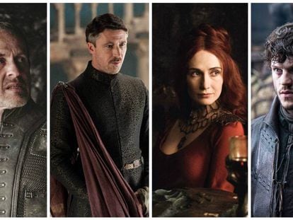Stannis Baratheon, Petyr Baelysh, Melisandre e Ramsay Bolton derramam sadismo por todas as partes.