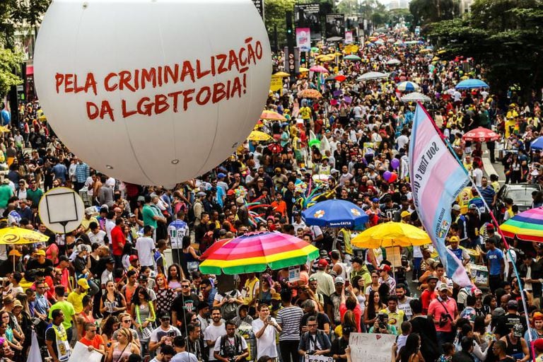 20ª edição da Parada do Orgulho LGBT de São Paulo.