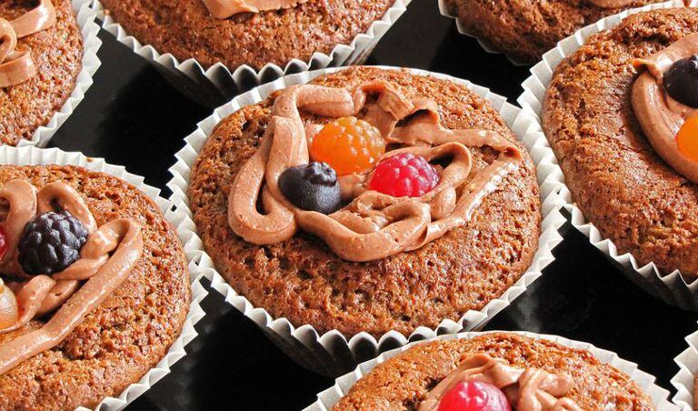Bolinhos veganos.