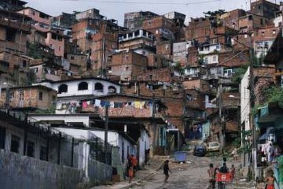 Favela na periferia de Salvador, Bahia.