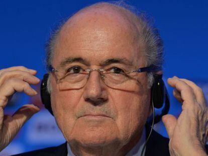 Presidente da Fifa, Joseph Blatter, durante evento na Bahia, em dezembro.