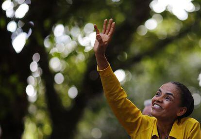 Marina Silva, na sexta no Rio de Janeiro.