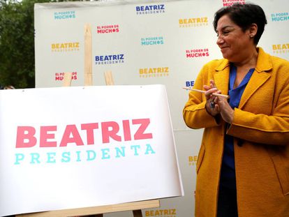 A candidata presidencial Beatriz Sánchez.