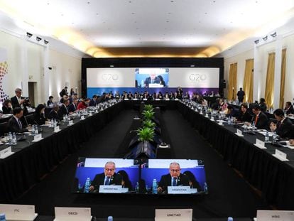 Sessão inaugural da Reunião Ministerial de Comércio e Investimentos do G20.