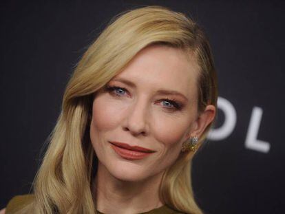 A atriz Cate Blanchett na estreia de “Carol”