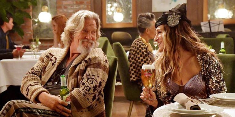 Jeff Bridges e Sarah Jessica Parker, em um dos anúncios do Super Bowl 2019