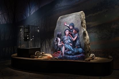 Exposición sobre neandertales en el museo de Moesgaard. / Museo de Moesgaard / Neandertal exhibition