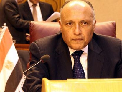 O ministro de relações exteriores do Egito, Sameh Shoukry. / K. Elfiqi (Efe)