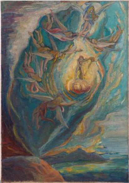 'O nascimento intrauterino de Salvador Dalí', atribuído ao artista de Figueres.