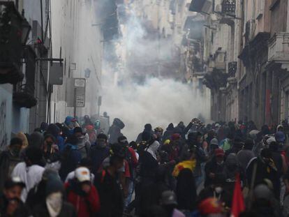 As manifestações no Equador depois do acordo com o FMI.