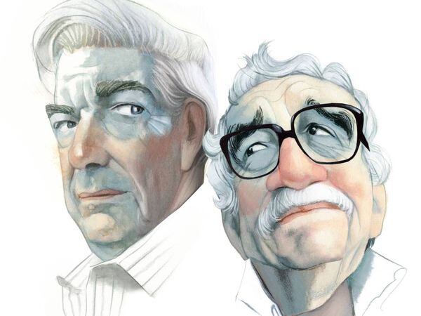 Mario Vargas Llosa e Gabriel García Márquez, vistos por Fernando Vicente.