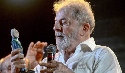 Lula, durante ato em Mossoró (RN), na segunda.
