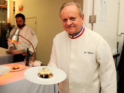 O cozinheiro Joël Robuchon, em fevereiro de 2016, em Miami.