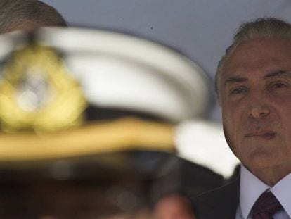 O presidente do Brasil, Michel Temer, acossado por den&uacute;ncias e investiga&ccedil;&otilde;es criminais