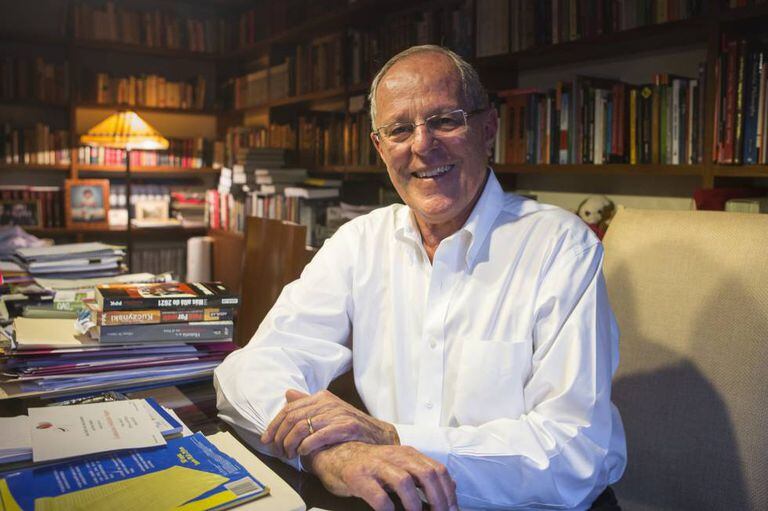 Pedro Pablo Kuczynski, candidato à presidência do Peru nas eleições de 2016, na sua casa de Lima.