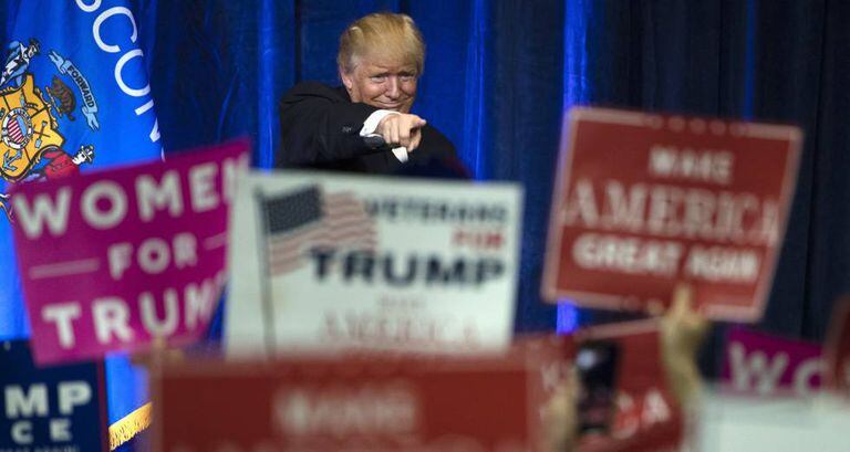 Trump em Wisconsin, no "cinturão do ferrugem"