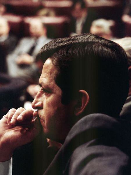 Adolfo Suárez no Congresso em uma foto sem data.