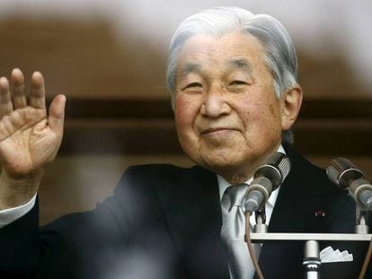 Akihito, em dezembro, em Tokiola, na comemoração de seu 82º aniversário.