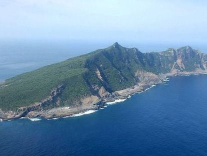Uma das ilhas do mar da China Oriental disputadas pelo Japão e a China.