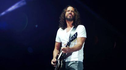 Chris Cornell, durante um show do Soundgarden.