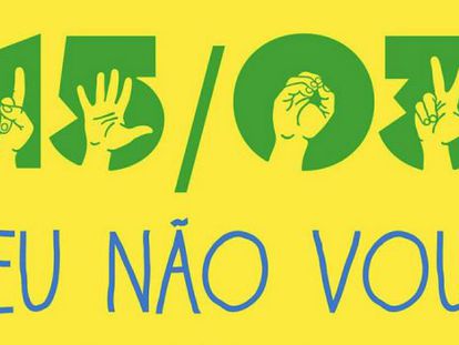 Meme contra a manifestação anti-Dilma.