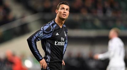 Cristiano Ronaldo, diante do Legia.