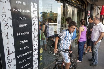Aumento de preços em Buenos Aires, no último dia 15.