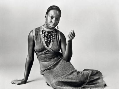 Nina Simone (1933-2003), em uma fotografia de 1968.