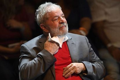Lula em ato no Rio, no último dia 2.