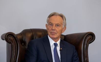 O ex-primeiro-ministro britânico Tony Blair, em um evento ocorrido neste ano.