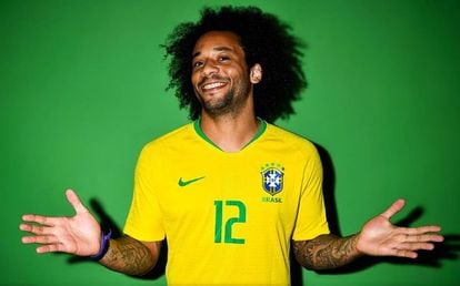 Marcelo será o capitão do Brasil na estreia contra a Suíça.