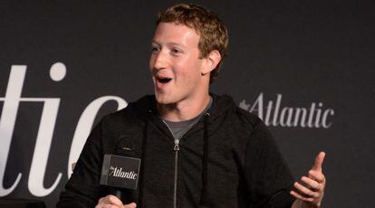 O cofundador de Facebook Mark Zuckerberg.