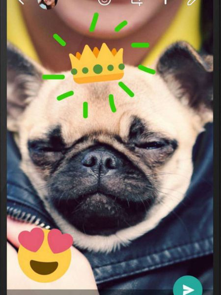 O app já permite personalizar as fotos e vídeos.