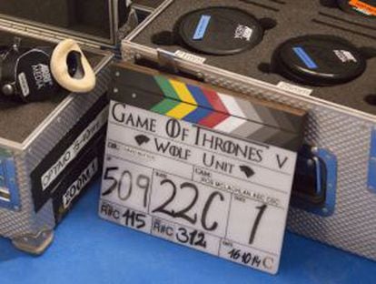 A claquete de 'Game of Thrones'.