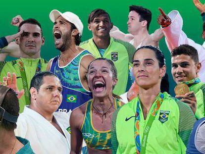 Medalhistas do Brasil compõem panteão da diversidade nacional
