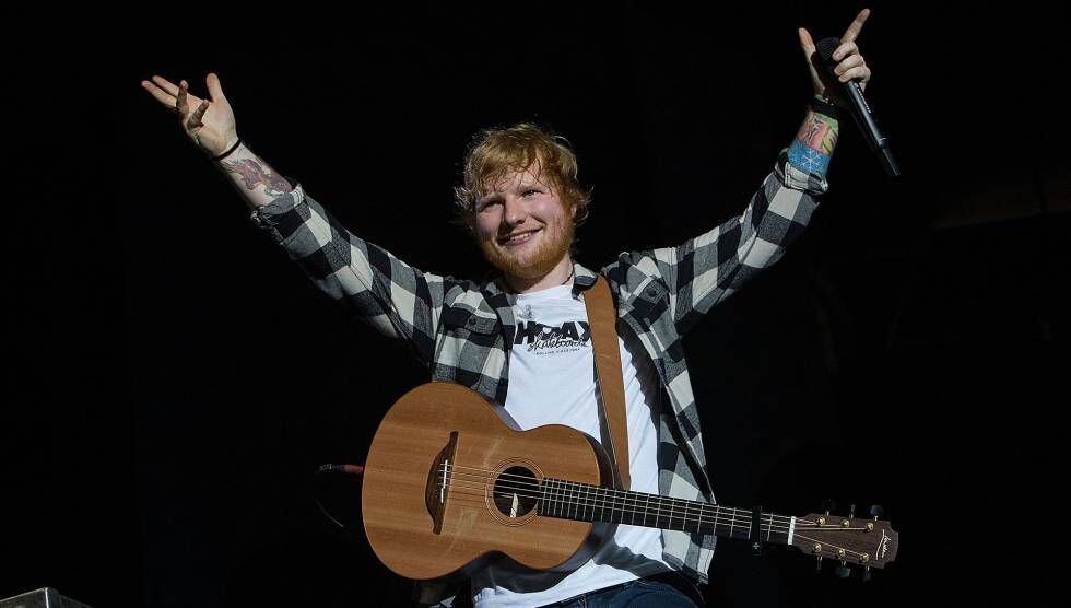 Ed Sheeran, autor de ‘Shape Of You’, canção que ultrapassou um bilhão de execuções no Spotify.