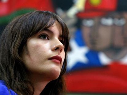 A deputada eleita do Partido Comunista do Chile, Camila Vallejo.