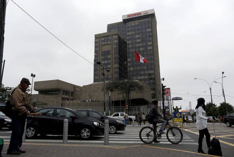 Sede da Petroperú em Lima (Peru), em julho de 2016.
