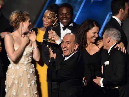 Emmy 2015 premia &#039;Veep&#039;, melhor s&eacute;rie de com&eacute;dia. 