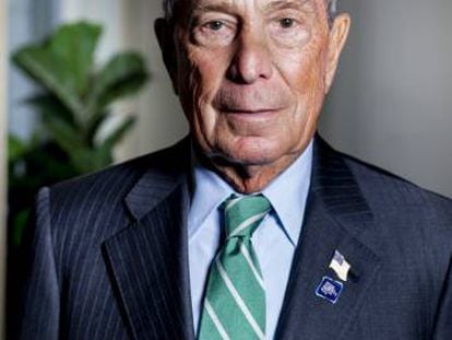 Michael Bloomberg, na última quarta-feira, após a entrevista em Nova York.