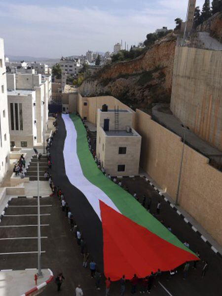 A cidade palestina de Nablus, em 12 de novembro.