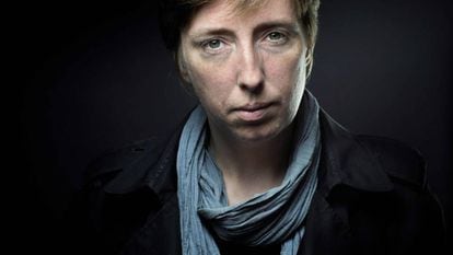 A feminista Caroline de Haas, autora do artigo em resposta ao manifesto, em uma fotografia de 2016.