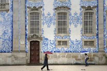 Azulejos da Igreja do Carmo, no Porto.