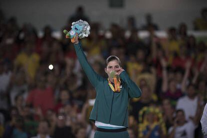 Alana Maldonado conquistou a segunda medalha do judô nos Jogos Paralímpicos. Ela foi prata no sábado!