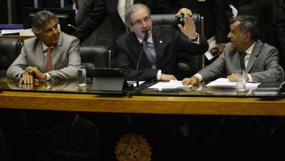 O presidente da Câmara, Eduardo Cunha.
