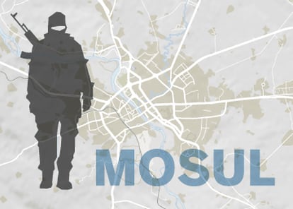 Mapa dos avanços iraquianos contra o Estado Islâmico em Mossul.