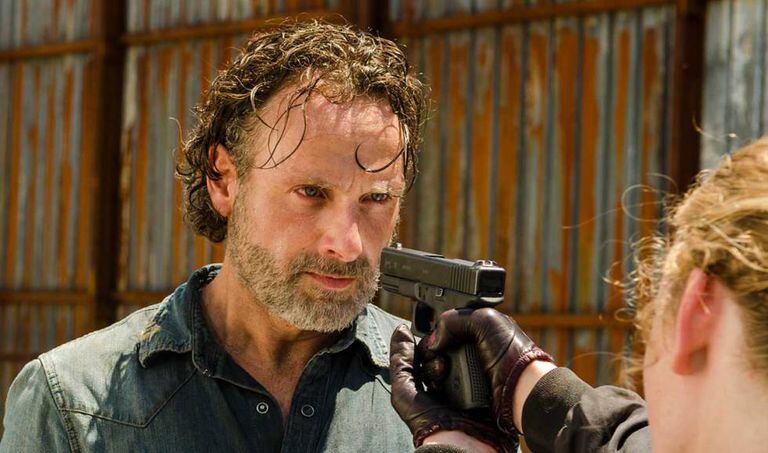 Andrew Lincoln, como o xerife Rick Grimes, em ‘The Walking Dead’