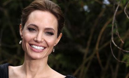 A atriz Angelina Jolie.