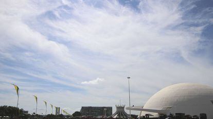 Esplanada dos Ministérios, em Brasília.