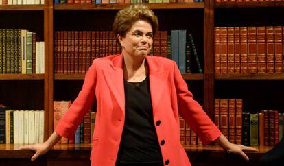 Dilma Rousseff, no Palácio da Alvorada.